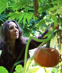 Melanie with Pumkin